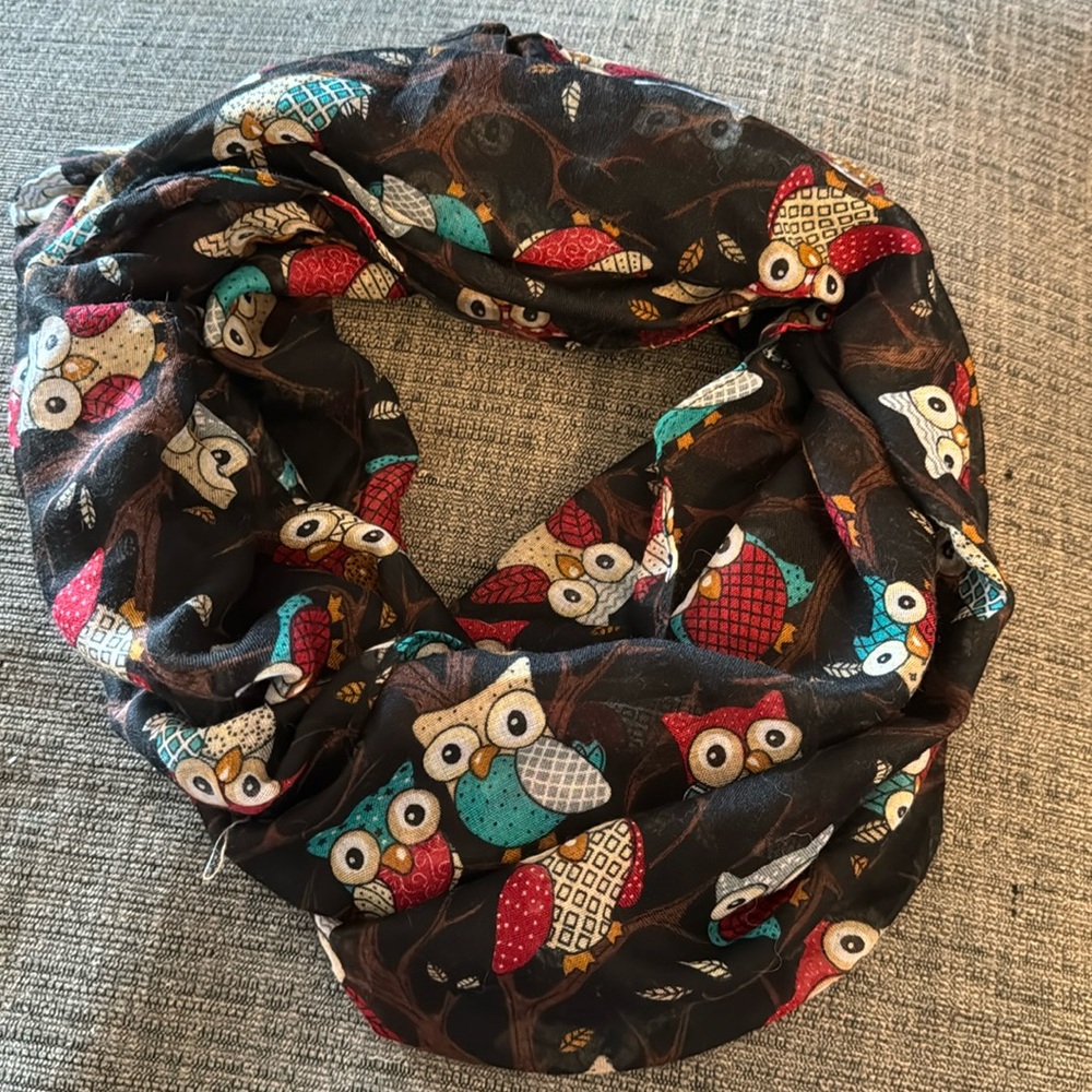 NEW Owl Infinity Scarf